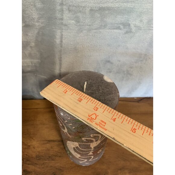 Kokopelli Pillar Candle NEW 8” Tall Hopi Glows When Lit Flute Rare - Picture 8 of 8